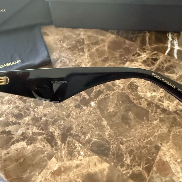 Dolce & Gabbana Black Sunglasses - Picture 6 of 13